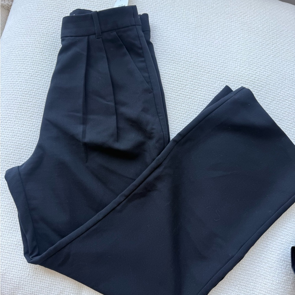 Abercrombie Long Black Trouser- curve love